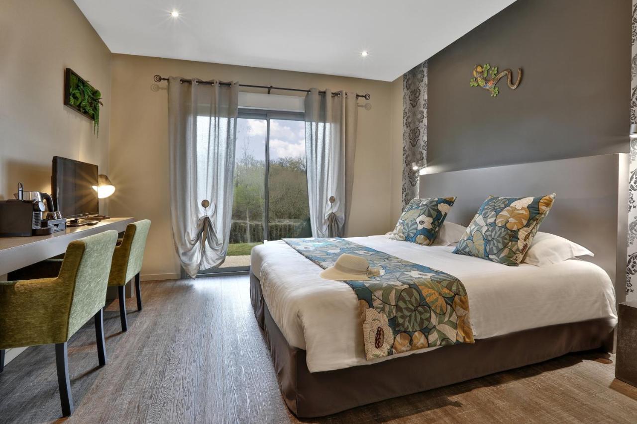 Hotel Le Mas De Castel - Piscine Chauffee ซาร์ลา-ลา-กาเนดา ภายนอก รูปภาพ